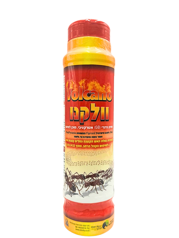 וולקנו, 500 גרם, פיתיון גרגירי להדברת נמלת האש הקטנה והדברת רוב סוגי הנמלים בישראל
