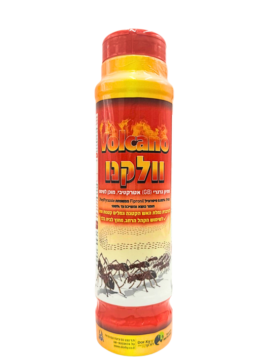 וולקנו, 500 גרם, פיתיון גרגירי להדברת נמלת האש הקטנה והדברת רוב סוגי הנמלים בישראל
