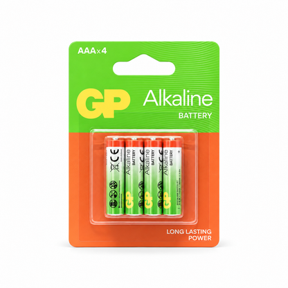 סוללות AAA אלקליין GP מארז 4 יחידות 1.5V