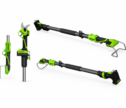 מוט הארכה טלסקופי Greenworks  24V למזמרה - עד 2 מטר ASCSPGWA1