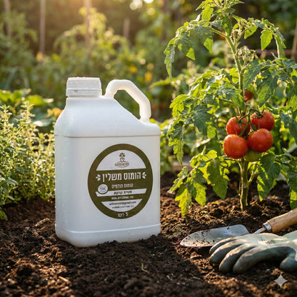 הומוס תולעים טבעי איכותי טהור לדישון והעשרת אדמה - 5 ליטר | GardenChef