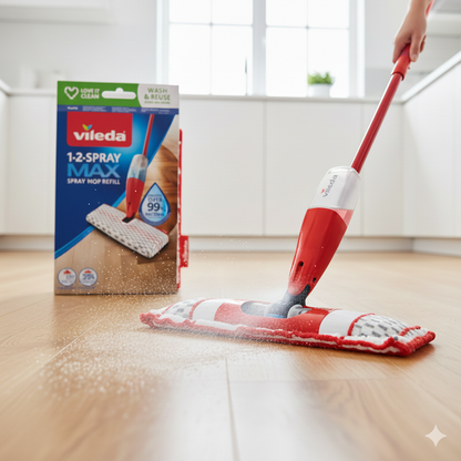 מטלית החלפה וילדה למגב ספריי מקס - ניקיון יעיל ומושלם לבית!