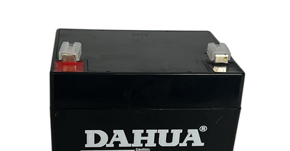 סוללה נטענת 12 וולט DAHUA DHB 12-4.5AH למערכות אזעקה, אבטחה ושימושים אלקטרוניים מגוונים,