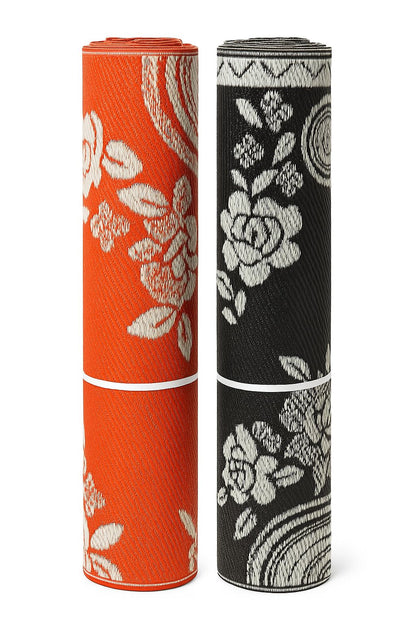 מחצלת פרחים דו-צדדית לבית ולגינה 1.8×2 מטר – עמידה, קלה לניקוי ודקורטיבית