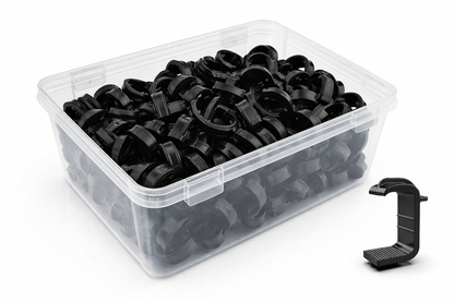 150 יחידות, קליפס להתקנה מהירה של דוקרן שמש, דוקרן נגד יונים להתקנה בלוחות סולאריים