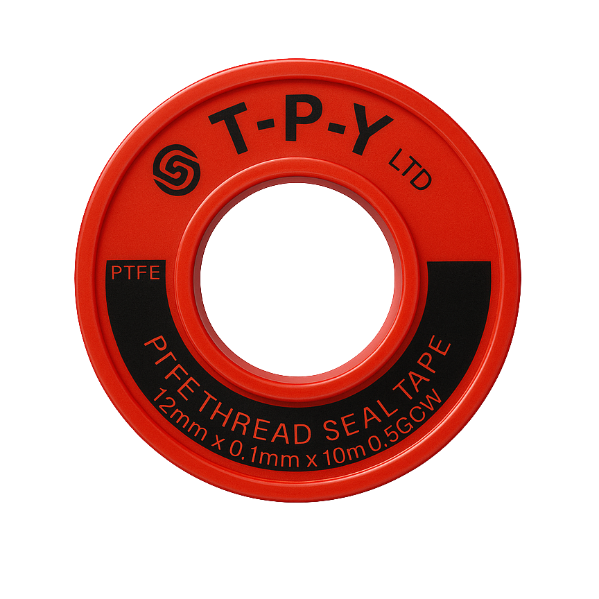 סרט טפלון איכותי ביותר אידיאלי לאיטום ומניעה של נזילות, 10 מטר אורך, רוחב 12 מ"מ
