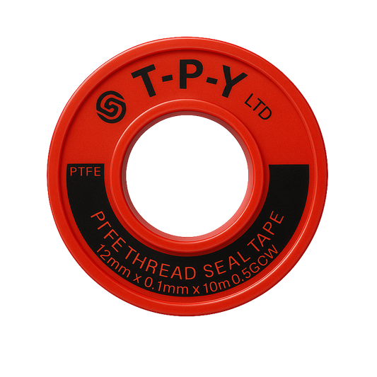 סרט טפלון איכותי ביותר אידיאלי לאיטום ומניעה של נזילות, 10 מטר אורך, רוחב 12 מ"מ
