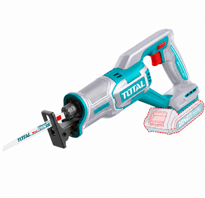 מסור חרב אלחוטי TOTAL 20V P20S מנוע ברושלס לעץ ולמתכת