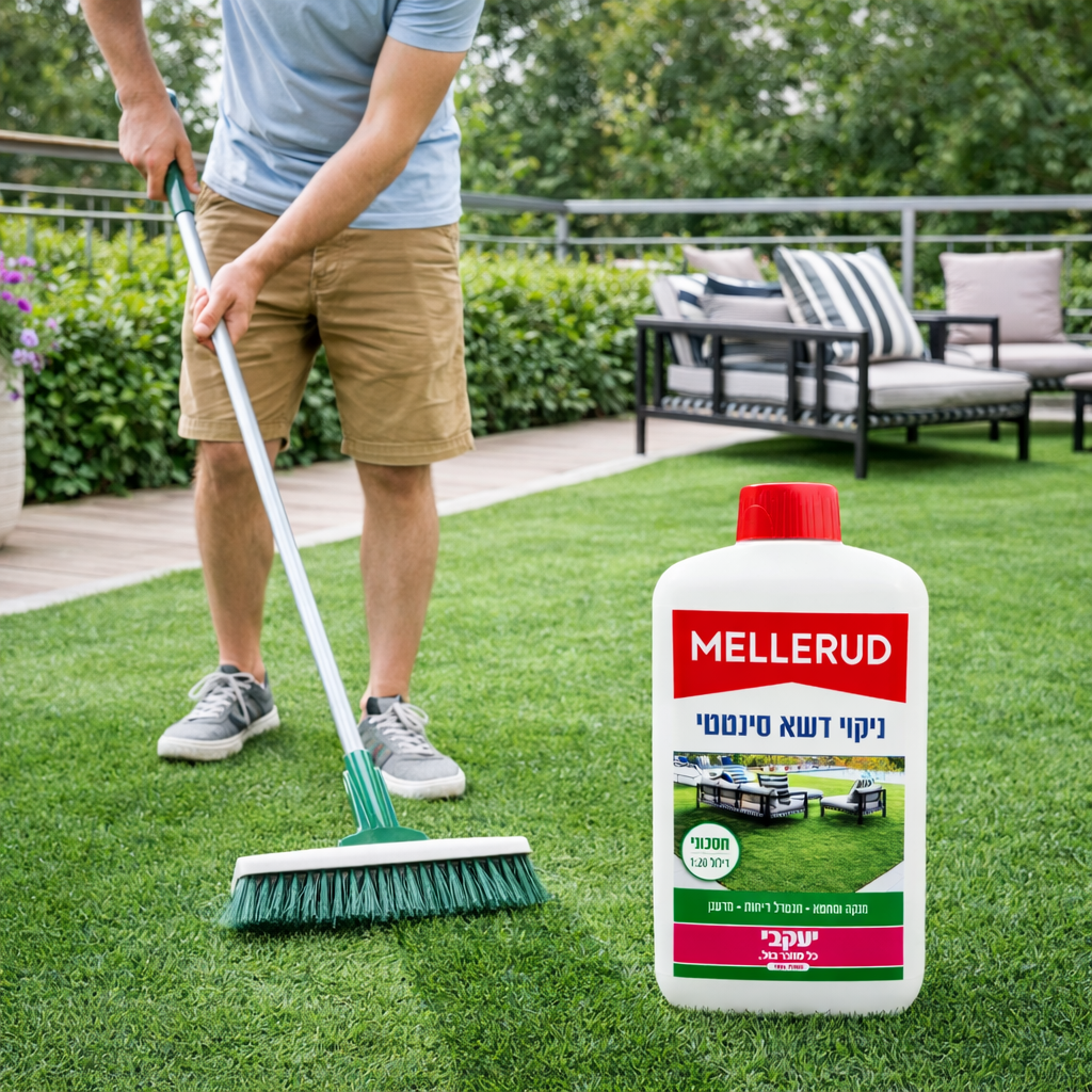 ניקוי דשא סינטטי
