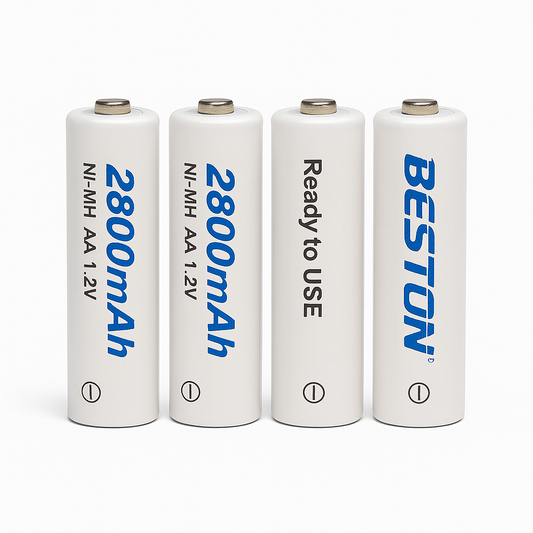 רביעיית סוללות AA נטענות 2800mAh לשימושים שונים