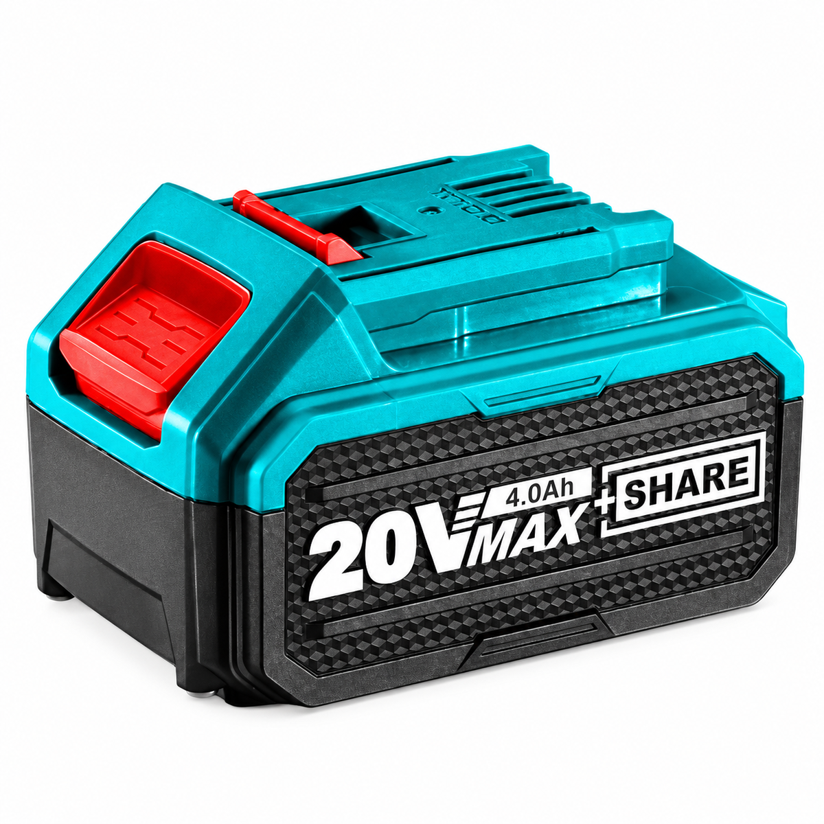 סוללת ליתיום TOTAL P20S 20V 4.0Ah עם חיווי LED לרמת טעינה - מתאימה לכלי עבודה נטענים