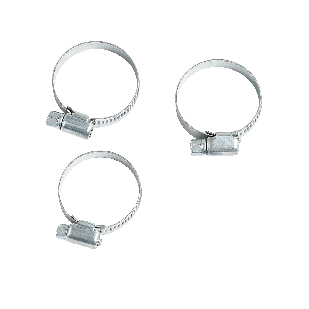 בנדים מתכת קוטר 1 אינץ', 3 יחידות באריזת שקף לחיזוק צנרת ושרוולי ריתוך מקצועיים
