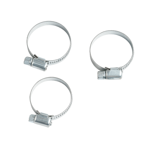 בנדים מתכת קוטר 1 אינץ', 3 יחידות באריזת שקף לחיזוק צנרת ושרוולי ריתוך מקצועיים
