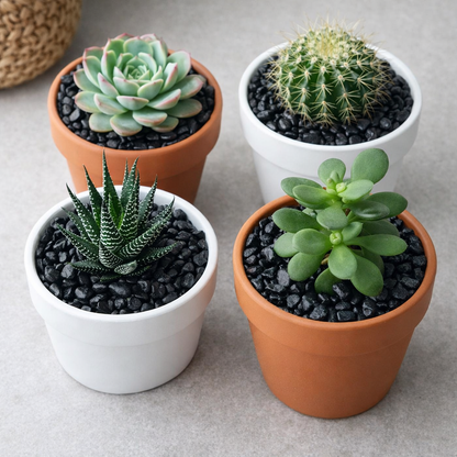 חלוקי נחל שחורים דקורטיביים - 0.5 ק"ג חלוקי נחל טבעיים בגוון שחור עמוק ואלגנטי, מושלמים לעיצוב