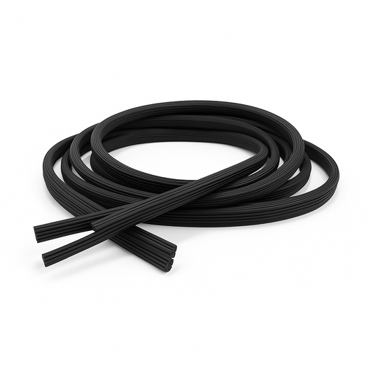 גומי לרשת יתושים שחור אורך 10 מטר - סרט גומי לחלון
