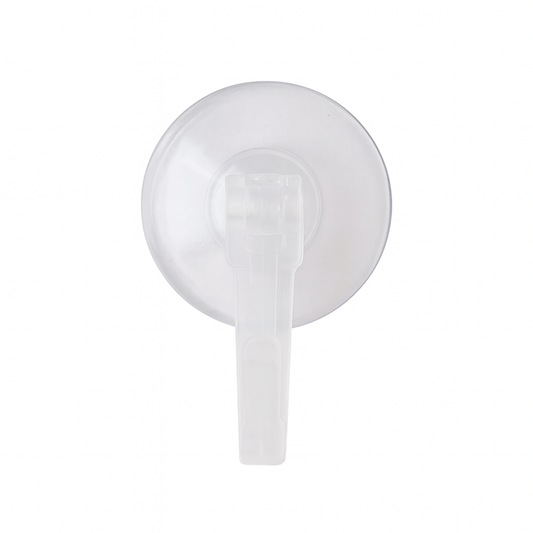 קולב ואקום, ללא צורך בקדיחה, חזק ואיכותי, כושר נשיאה עד 3 ק"ג, לחדרי אמבטיה ומטבח, שקוף
