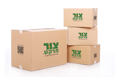 מארז 10 קרטונים למעבר דירה , מידות: גובה 27 ס"מ, רוחב 28 ס"מ, אורך 57 ס"מ