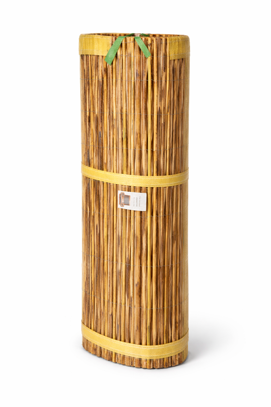 גדר קנה במבוק עמידה 5 מטר אורך x 1.5 מטר גובה – גדר במבוק טבעית לגינה, למרפסת ולחצר