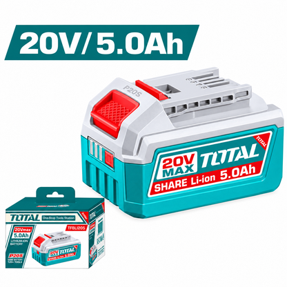 סוללת ליתיום TOTAL 20V 5.0Ah TFBLI2053