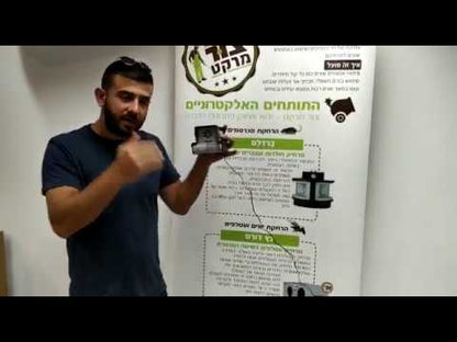 עיט - הדברה אלקטרונית עוצמתית להרחקת יונים וציפורים - 2 יחידות