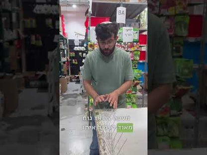 50 יחידות דוקרן נגד יונים, דגם X בסיס נירוסטה, למניעת נחיתה של יונים וציפורים, אורך כללי 25 מטר