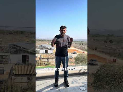 דוקרן מנירוסטה לחיבור בלוחות סולאריים, מונע כניסה של יונים מתחת ללוחות 50 ס"מ