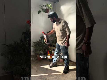 תרנגול ברזל דקורטיבי לעיצוב הבית והגינה - מגוון דגמים וגדלים לבחירה (40-53 ס"מ)