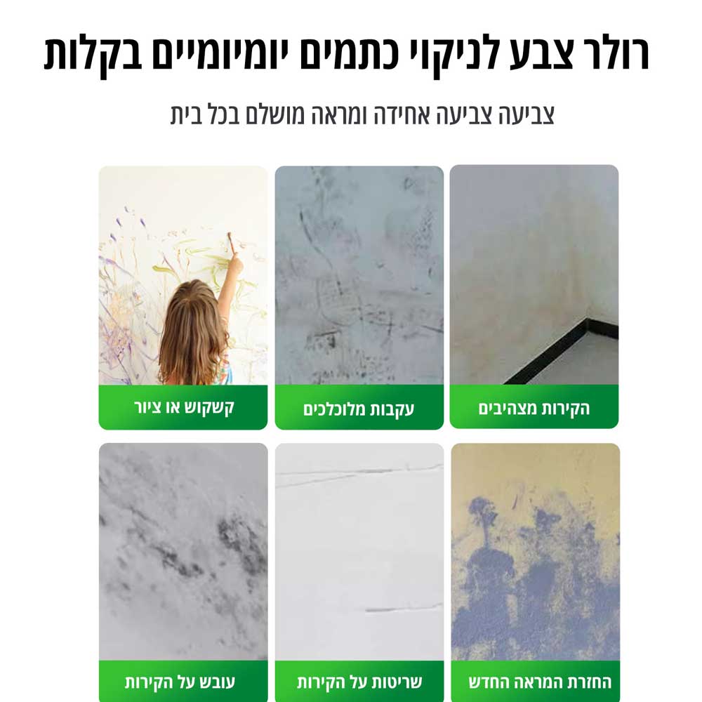 ערכת רולר לתיקון צבע