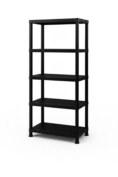 סט 5 מדפים פלסטיק מחוזק