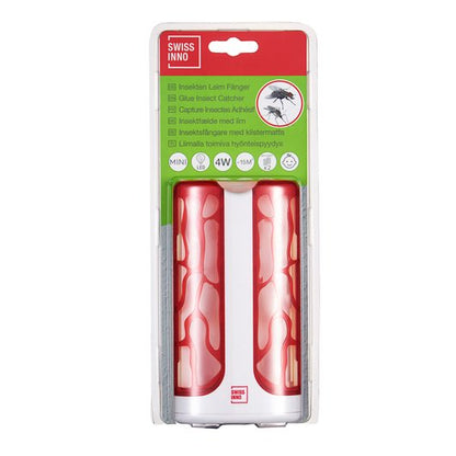 מיני לוכד חרקים 4W לד-מלכודת דבק ליתושים וזבובים באופן היגייני