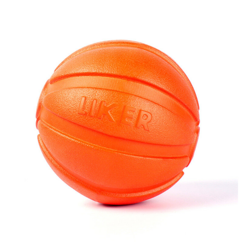 LIKER CORD- כדור משחק איכותי לכלב, קוטר 7 ס"מ, ללא חומרים רעילים, נוח למשחקי מסירה