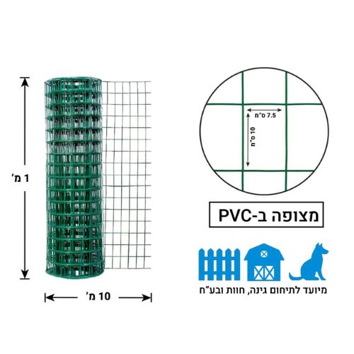 גדר רשת ירוקה   