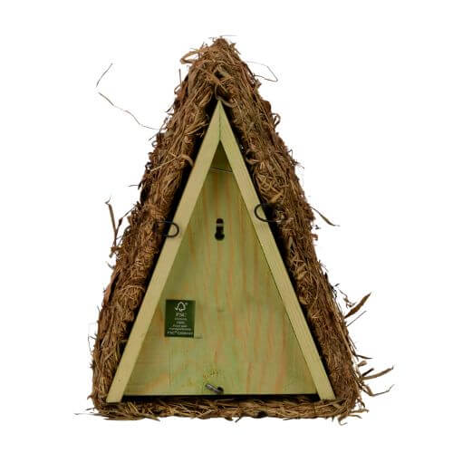 תיבת קינון לגדרון - בית ציפורים מעץ 12.8X16.2X23.8 ס"מ