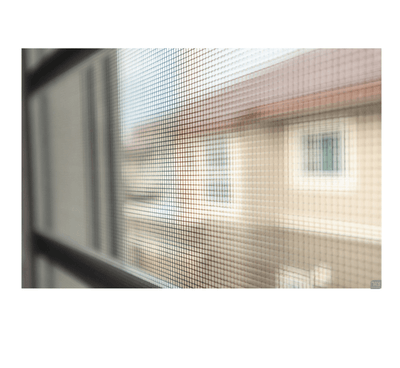 רשת מניעת חדירת יתושים, זבובים ומעופפים לחלונות ופתחים, אורך 25 מ', רוחב 1.20 מ', שחור