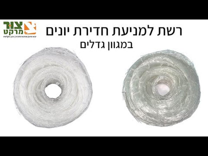 רשת שקופה למניעת חדירת יונים